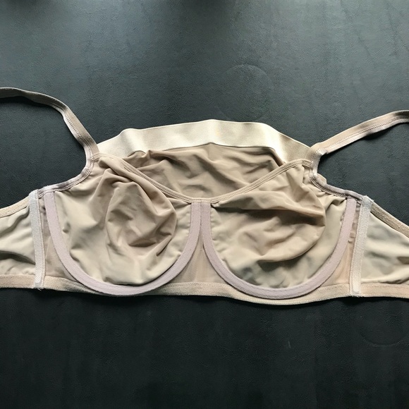 OLGA Two Ply Camisole Cami  Underwire Bra- Nude - Picture 3 of 7
